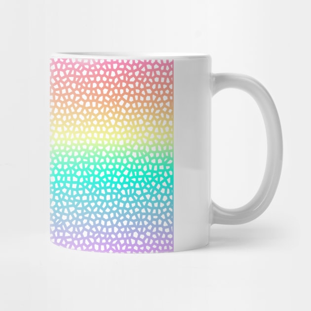 Pastel Pride Flag Mosaic Graphic Design Style 5 by PurposelyDesigned